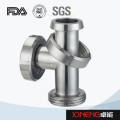 Stainless Steel Sanitary Clamped Equal Tee (JN-FT6001)